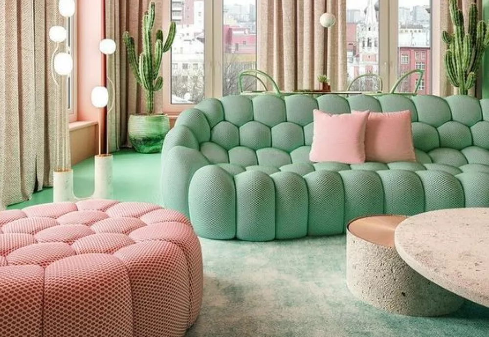 green cloud couch
