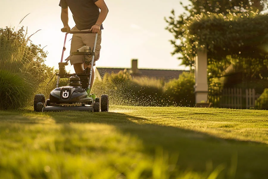 cordless black and decker lawn mower