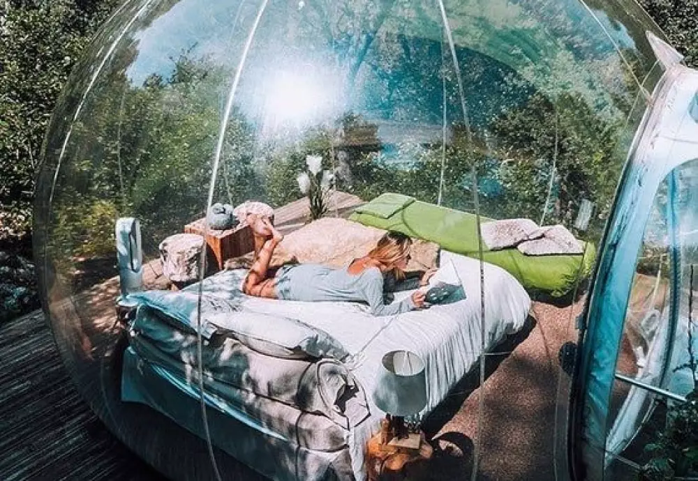 bubble tents glamping