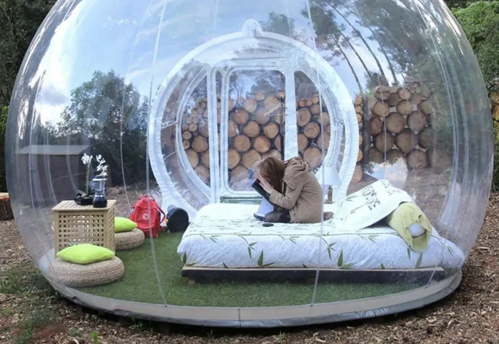 buying an inflatable bubble tent